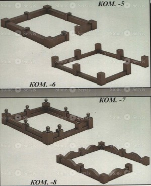 гранитные цоколи на могилу