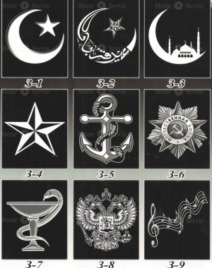 Изображения гравировки для оформления памятника