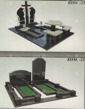 Заказать гранитный мемориальный комплекс на могилу в Краснознаменске