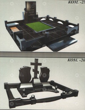 Заказать гранитный мемориальный комплекс на могилу в Краснознаменске