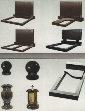 Купить гранитный памятник с цветником и с установкой на могилу в Краснознаменске