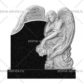 Резной семейный памятник № 25