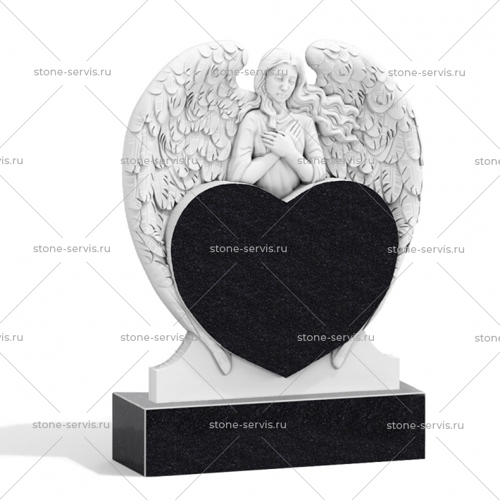 Резной семейный памятник № 6