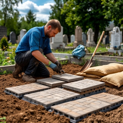 Мощение плиткой