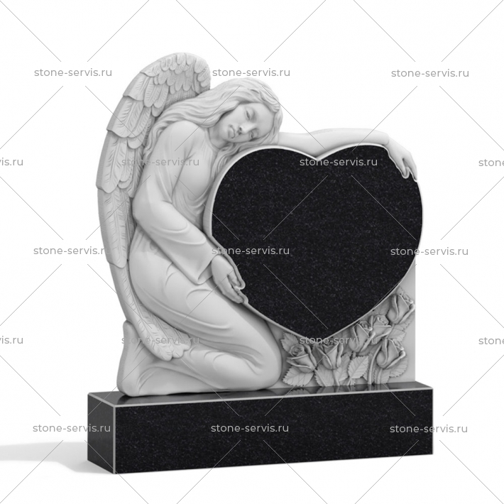 Резной семейный памятник № 1