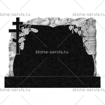 Резной семейный памятник № 30