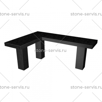 Лавочка каменная № 27