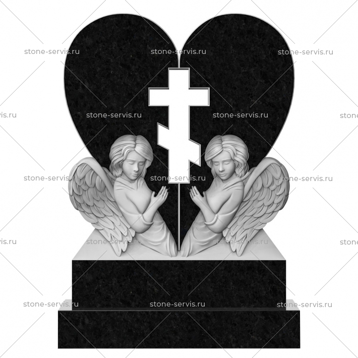 Резной семейный памятник № 22